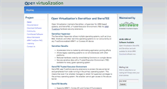 Desktop Screenshot of openvirtualization.org